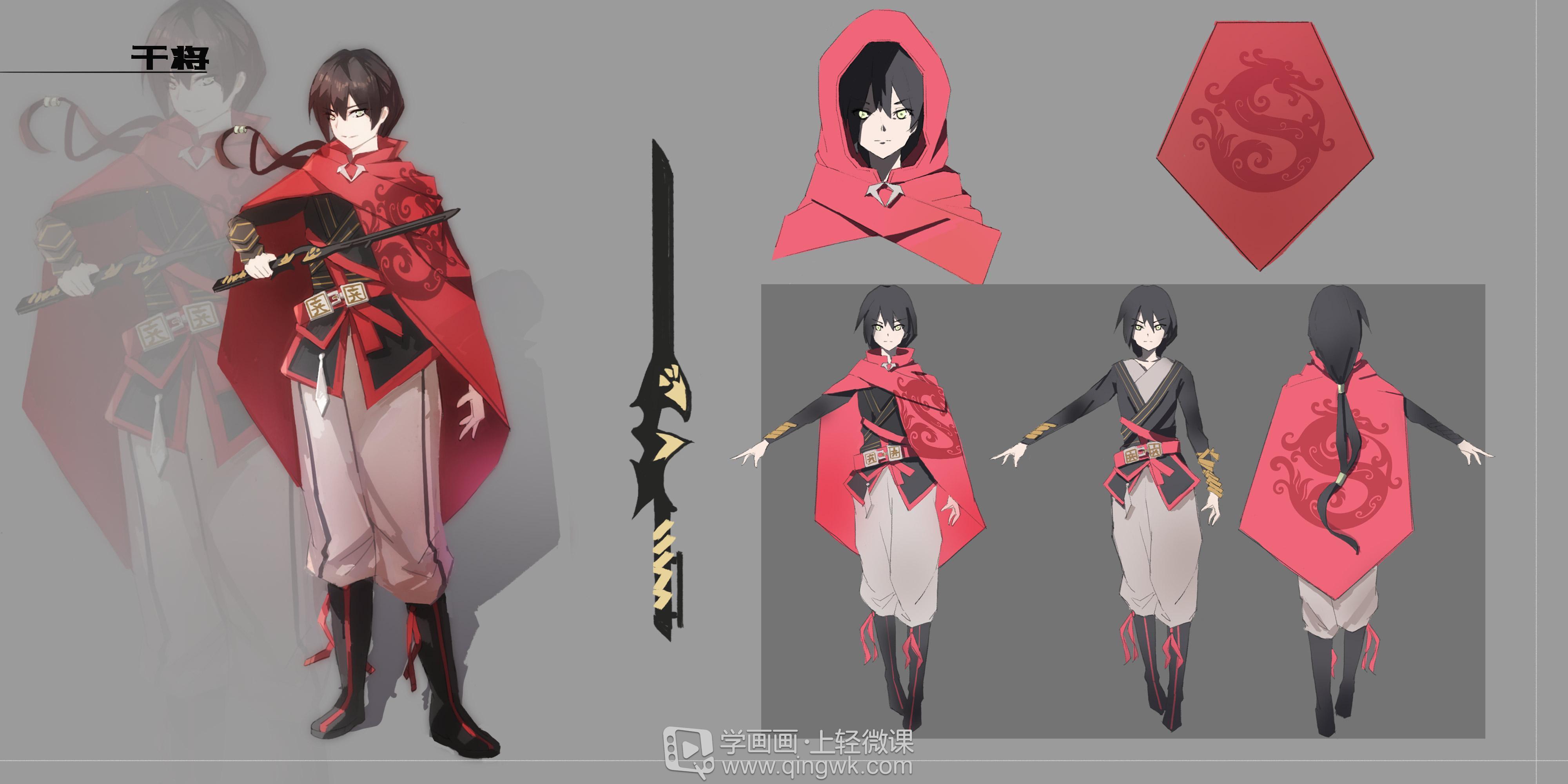 動漫人物三視圖繪制指南